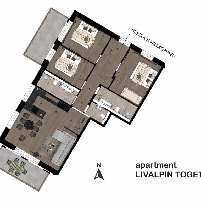 LIVALPIN ToGether - Apartamento de 3 dormitorios con terraza y vistas a las montañas - 9
