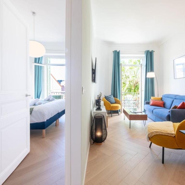 Modern 2-Br Apartment with Balconies 3 Min from Palais des Festivals - Apartment - 19