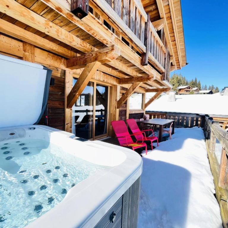 Chalet Kinou - Chalet au coeur de l' Espace Diamant avec jacuzzi MAE-8904 - Chalet - 5