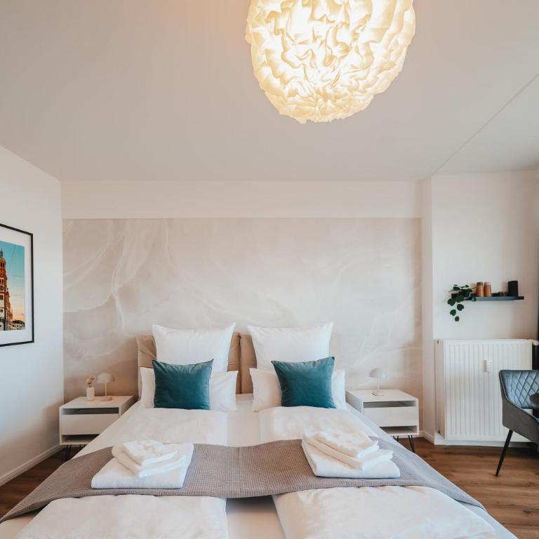 Studio CLOUD 21 Augsburgs atemberaubendster Ausblick - Apartment mit 1 Schlafzimmer - 3