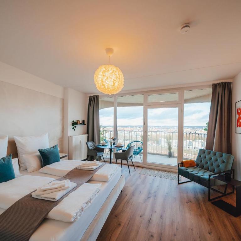 Studio CLOUD 21 Augsburgs atemberaubendster Ausblick - Apartment mit 1 Schlafzimmer - 1