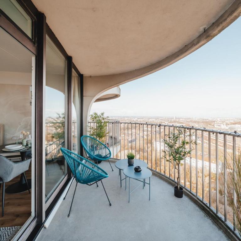Studio CLOUD 21 Augsburgs atemberaubendster Ausblick - Apartment mit 1 Schlafzimmer - 19