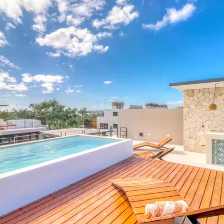 Amena Condo Tulum - Apartamento de 2 dormitorios con piscina privada - 11