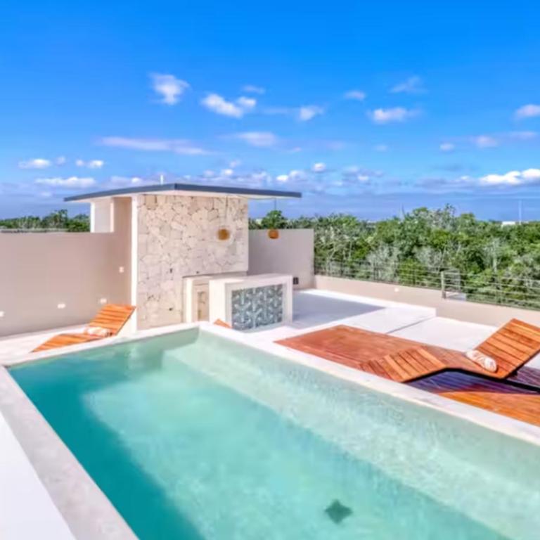 Amena Condo Tulum - Apartamento de 2 dormitorios con piscina privada - 13