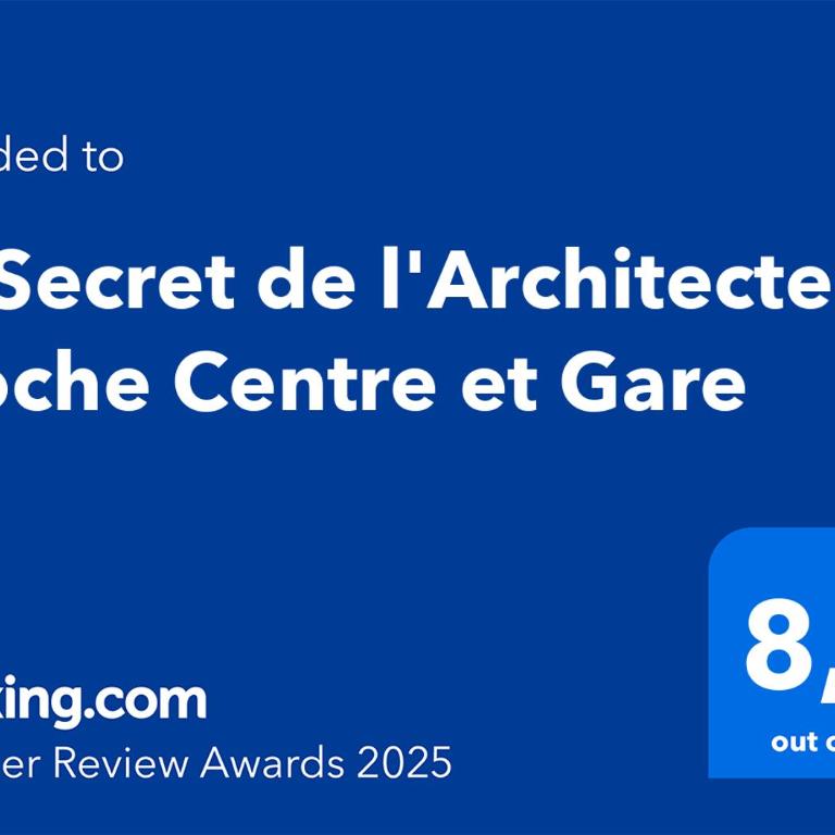 Le Secret de l'Architecte : proche Centre et Gare - One-Bedroom Apartment - 14