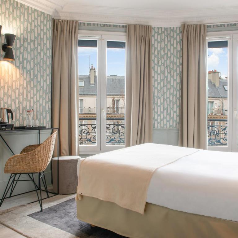 Hôtel Prony Monceau - Chambre Double - Vue sur Rue - 2