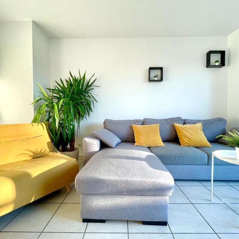 BnGo I Immense RoofTop Lyon I 2 chambres, 2 places parkings, 2 immenses terrasses, 8 personnes - Appartement 2 Chambres avec Terrasse - 24