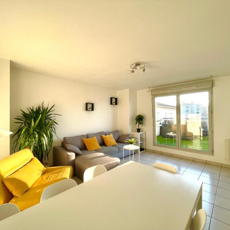 BnGo I Immense RoofTop Lyon I 2 chambres, 2 places parkings, 2 immenses terrasses, 8 personnes - Appartement 2 Chambres avec Terrasse - 21