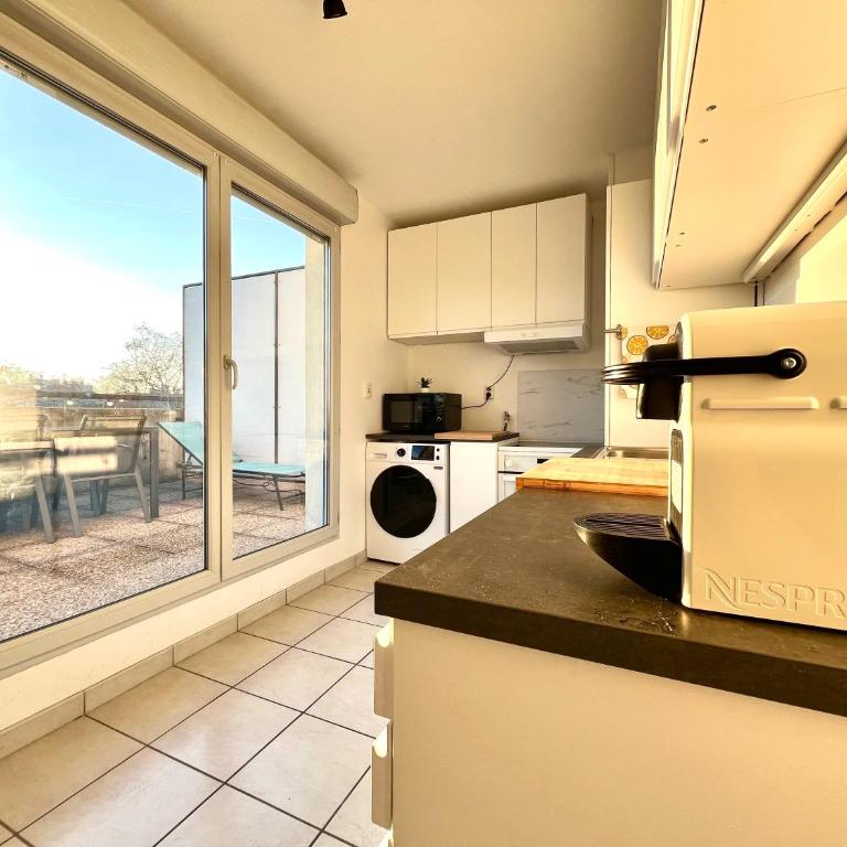 BnGo I Immense RoofTop Lyon I 2 chambres, 2 places parkings, 2 immenses terrasses, 8 personnes - Appartement 2 Chambres avec Terrasse - 30