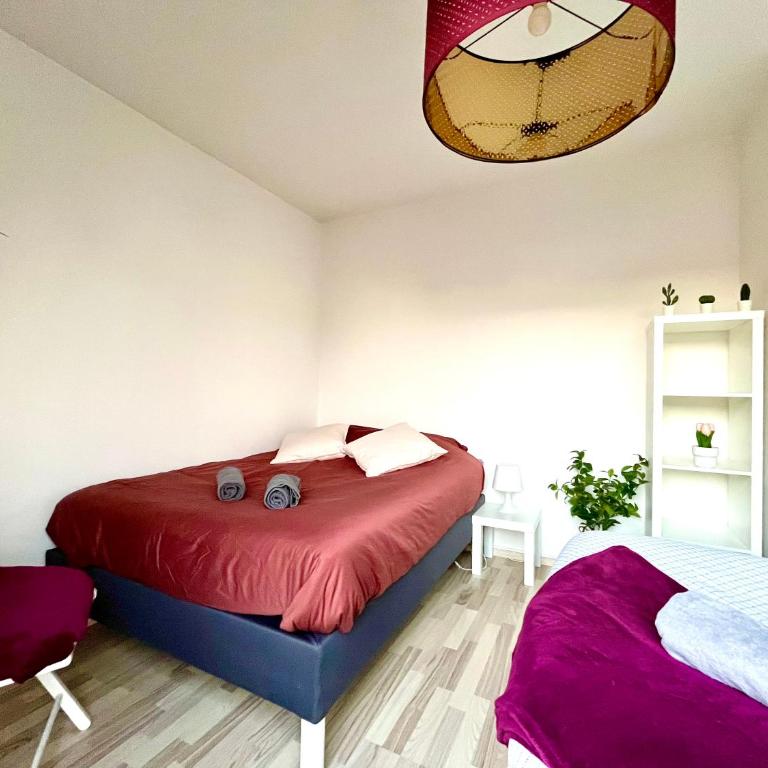 BnGo I Immense RoofTop Lyon I 2 chambres, 2 places parkings, 2 immenses terrasses, 8 personnes - Appartement 2 Chambres avec Terrasse - 50