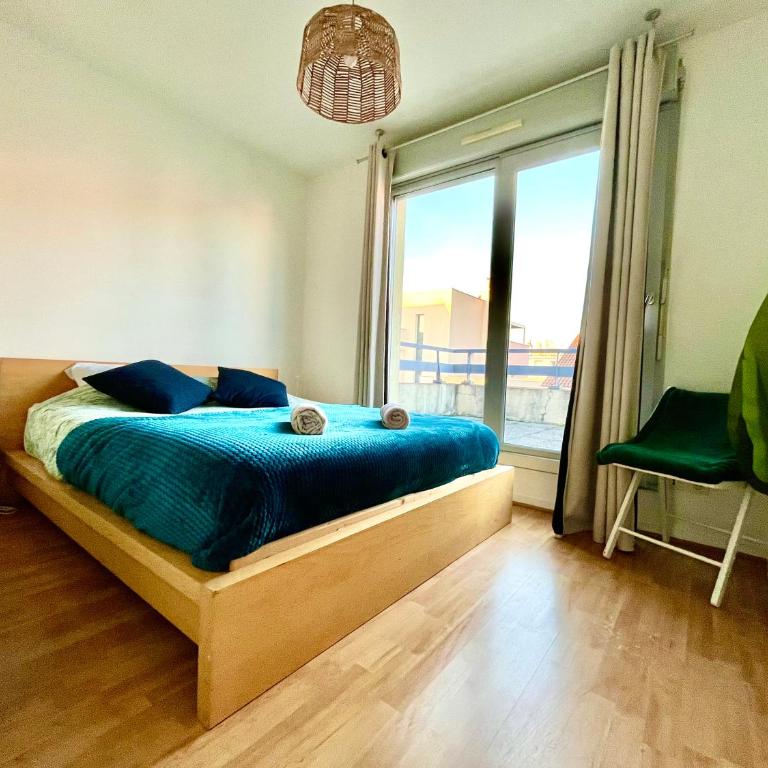 BnGo I Immense RoofTop Lyon I 2 chambres, 2 places parkings, 2 immenses terrasses, 8 personnes - Appartement 2 Chambres avec Terrasse - 42