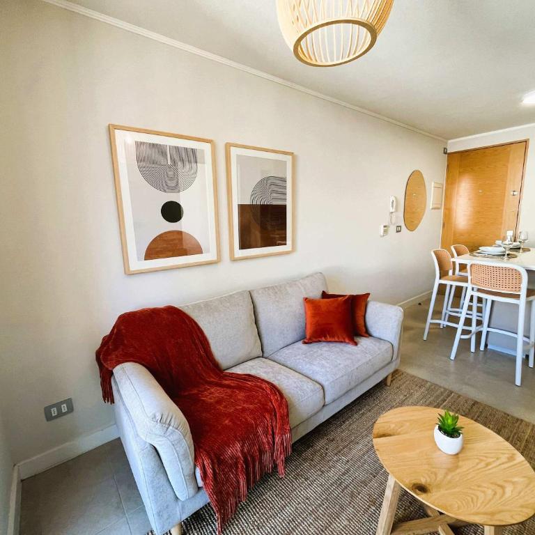 HOM I Amplio depto 1D1B Metro Plaza Egaña Parking PE203 - Apartamento - 42
