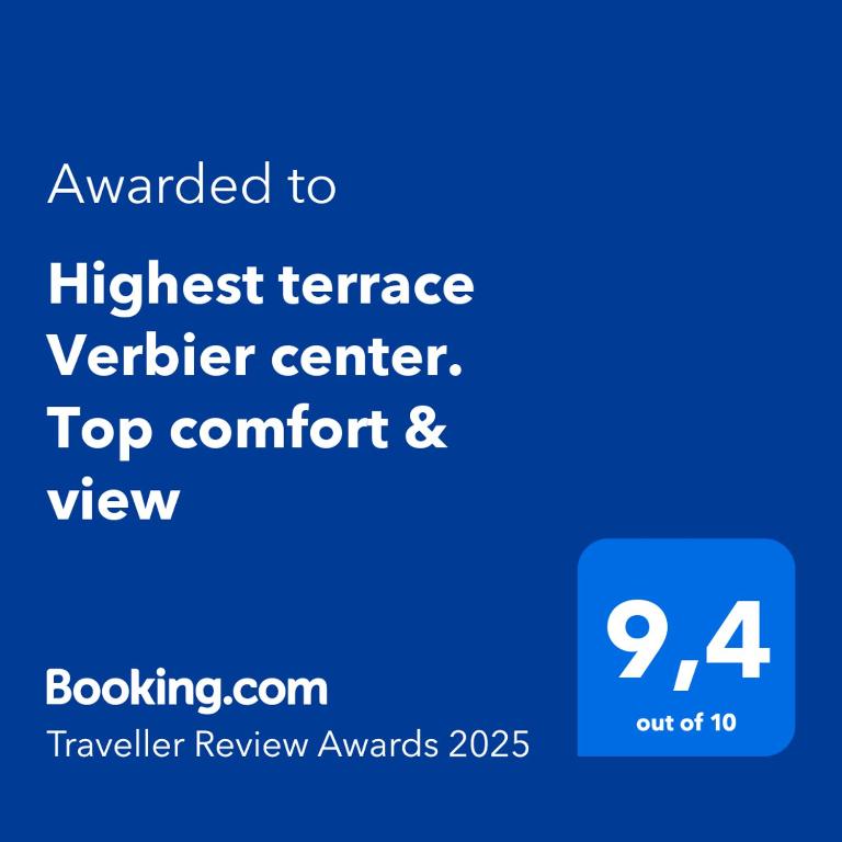 Highest terrace Verbier center. Top comfort & view - Appartement 1 Chambre - 29