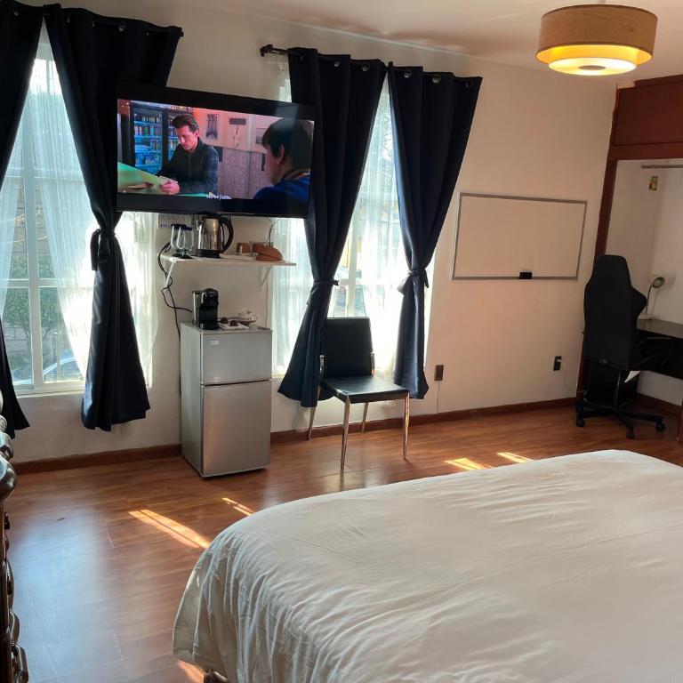 SúperAnfitrión Coyoacán King 1 - Habitación Deluxe con cama extragrande - 10