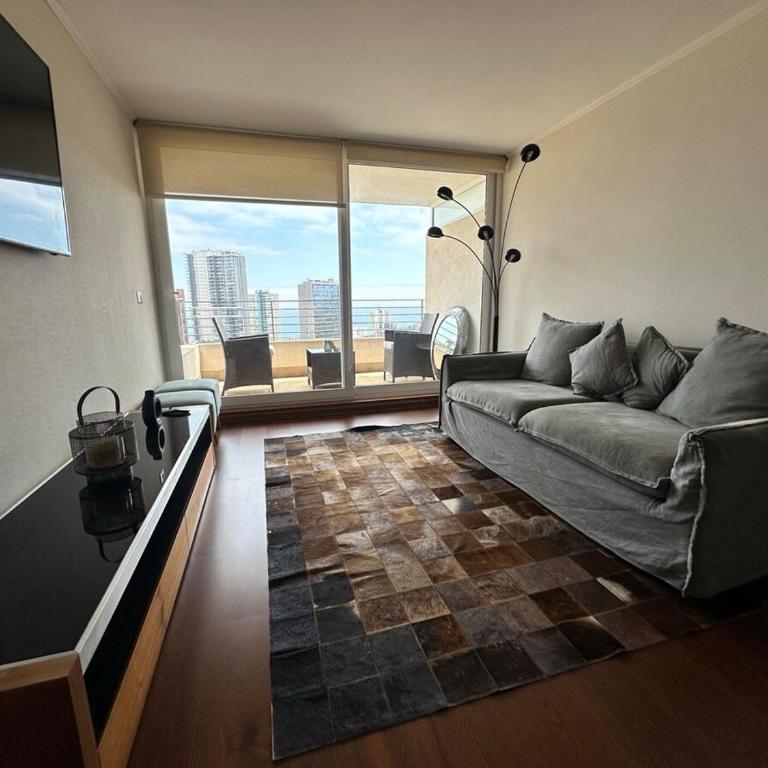 Depto 3 hab con vista al mar para 6 personas - Three-Bedroom Apartment - 8
