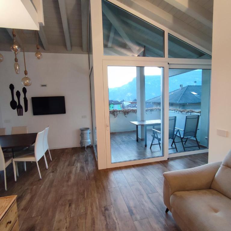 accogliente attico due betulle lavis - Apartamento de 2 dormitorios con vistas a la montaña - 14