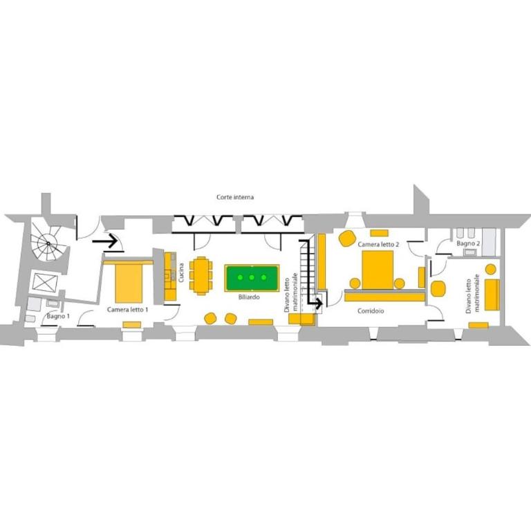 Loft Artigliere Centro Verona 120mq 4 rooms - Three-Bedroom Apartment - 10