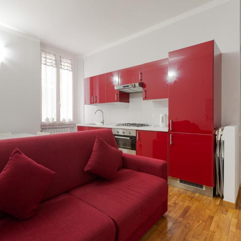 GuestHost - M3 Lodi Trendy Red Apartment - Appartamento con 1 Camera da Letto - 1