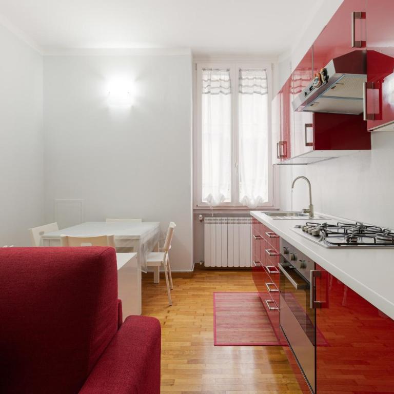 GuestHost - M3 Lodi Trendy Red Apartment - Appartamento con 1 Camera da Letto - 12