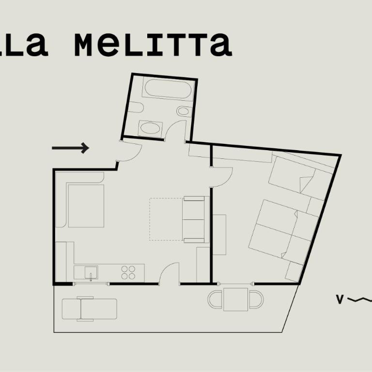 Villa Melitta - Appartamento con 1 Camera da Letto - 32