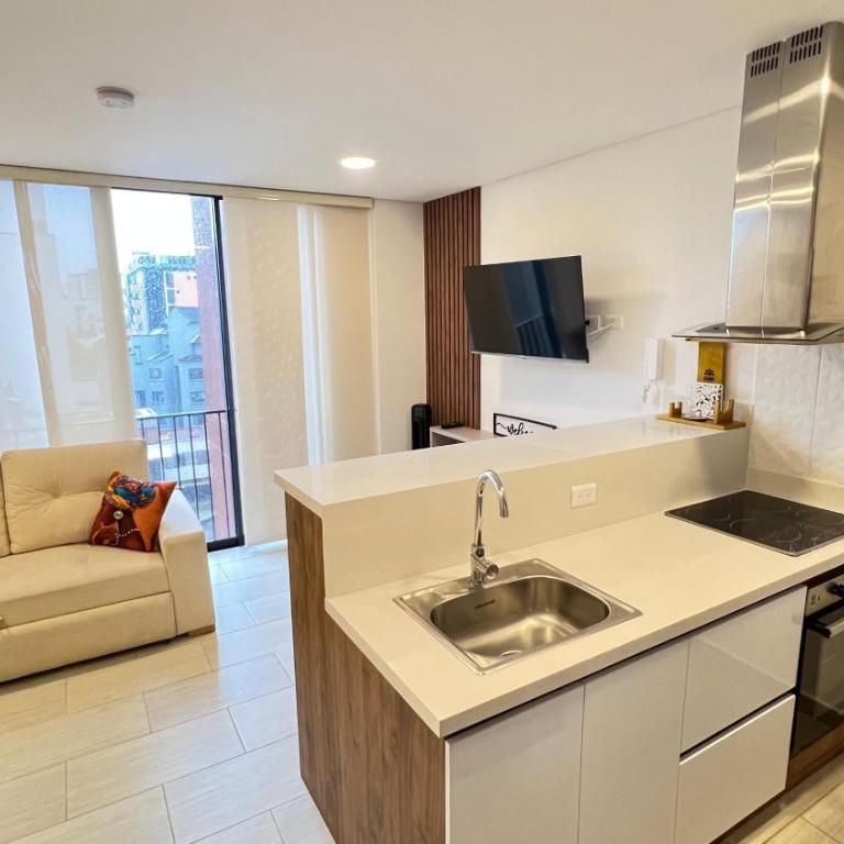 Amara 510-Comodo y amplio apartaestudio en sector Laureles - Apartamento de 1 dormitorio - 11