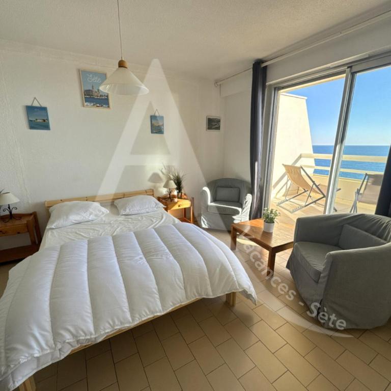 40 M², 1ERE LIGNE MER, DERNIER ETAGE AVEC ASCENSEUR - Apartamento con vistas al mar - 2