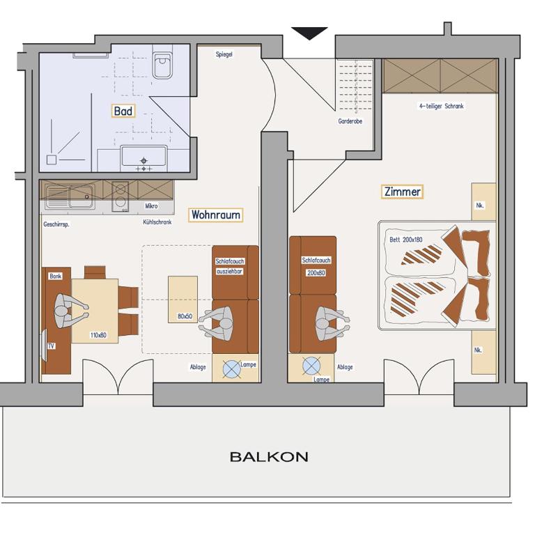 Residence *** Geringerhof - Appartamento con 1 Camera da Letto con Vista - 4