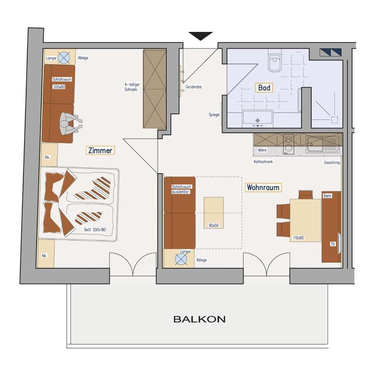 Residence *** Geringerhof - Appartamento con 1 Camera da Letto con Vista - 4