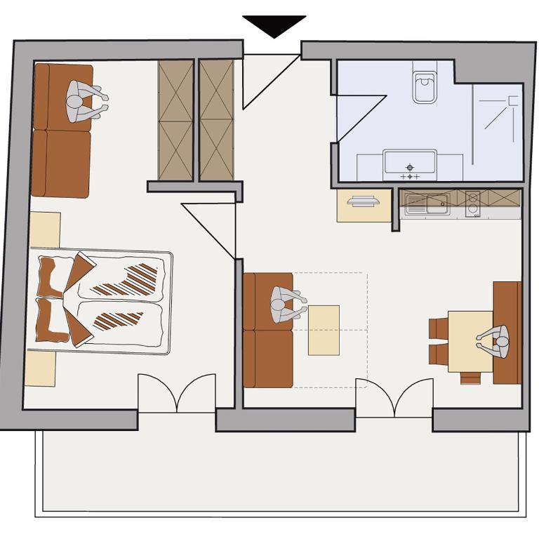 Residence *** Geringerhof - Appartamento con 1 Camera da Letto - 12