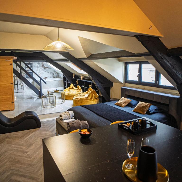 La Marble Room - Suite balnéo & sauna - Appartement 1 Chambre - 22