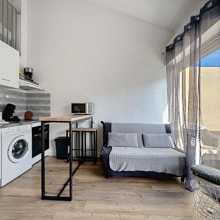 Le Scarlett - Piscine, parking et proche plage - Appartement 2 Chambres - 6