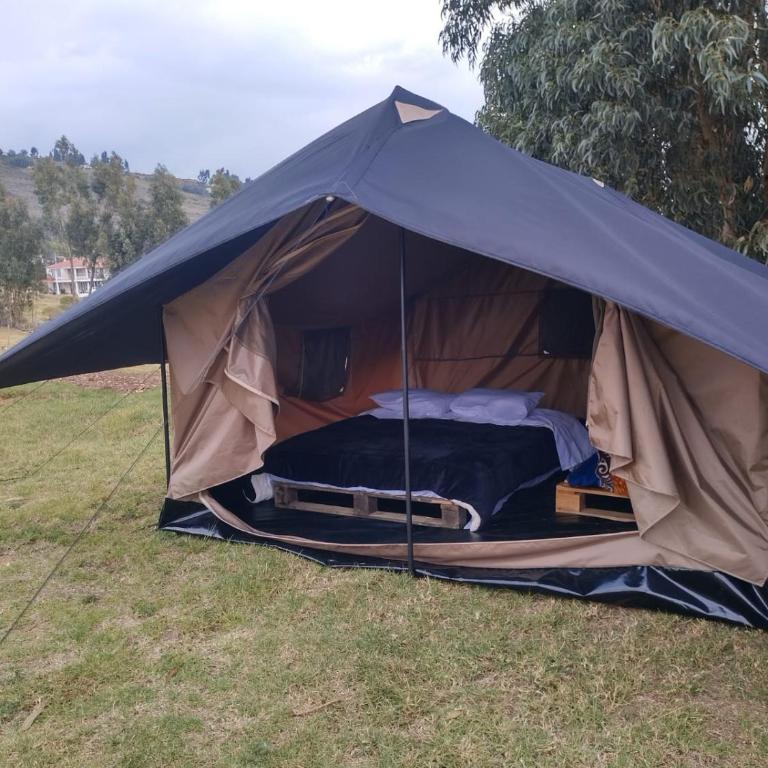Hospedaje Guatavita cabaña tippie - Habitación Doble - 1