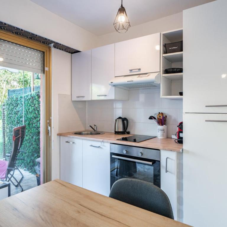 Studio avec terrasse et jardin arboré - 5 min hypercentre Cannes - Apartment mit Gartenblick - 5