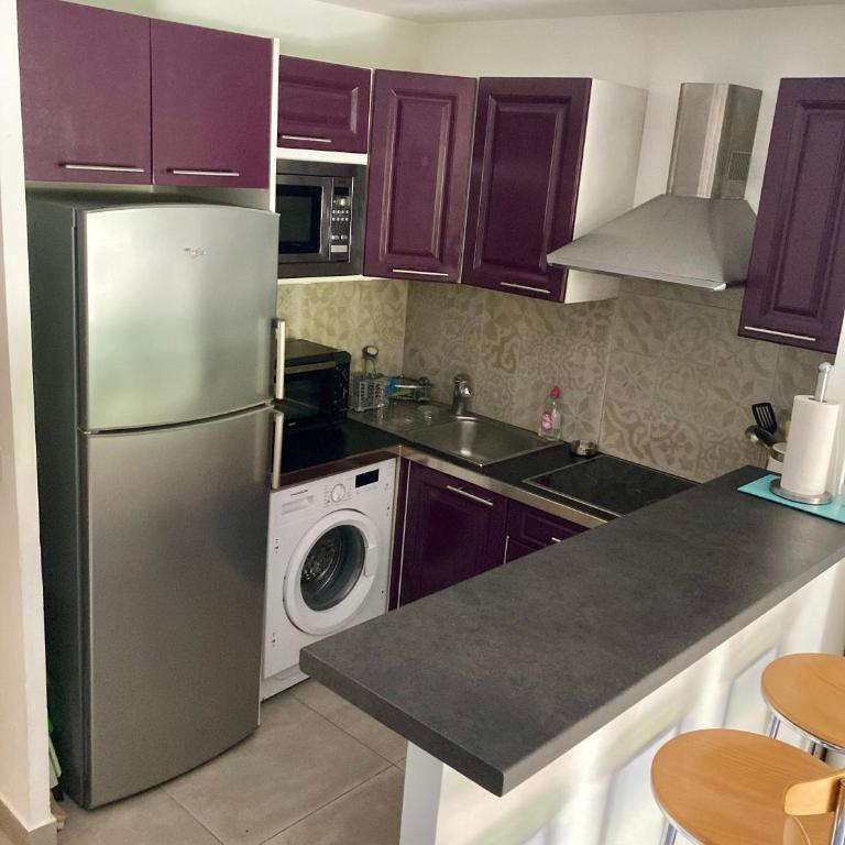 Apartment with terrace & garden in Antibes Juan les Pins close seaside - One-Bedroom Apartment - 3