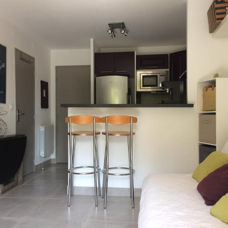 Apartment with terrace & garden in Antibes Juan les Pins close seaside - One-Bedroom Apartment - 4