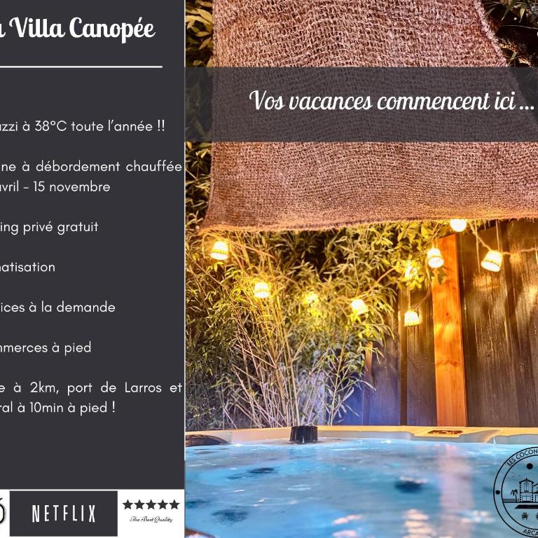 La Villa Canopée - Piscine chauffée-Fibre-Clim-Jacuzzi - Villa 2 Chambres - 1