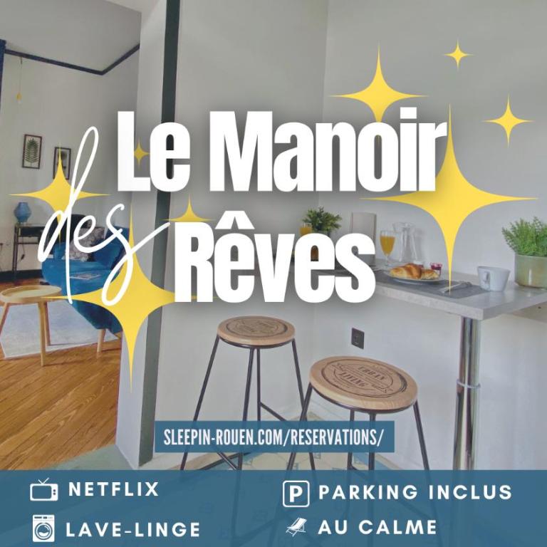 VOYAGE AU CALME à 10 Minutes du centre avec PARKING INCLUS et FIBRE, IDÉAL SOLO et PRO - Two-Bedroom Apartment - 1