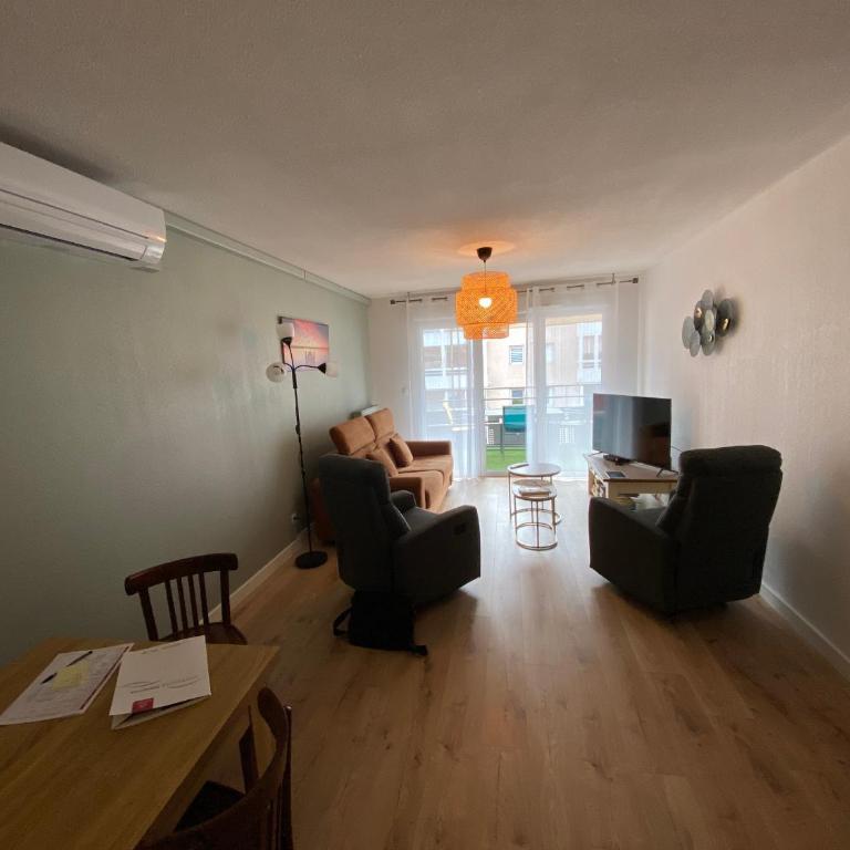 Appartement 3 pièces climatisé avec parking et Wi-Fi à Sète - FR-1-338-601 - Apartment - 5
