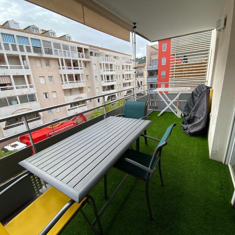 Appartement 3 pièces climatisé avec parking et Wi-Fi à Sète - FR-1-338-601 - Apartment - 7