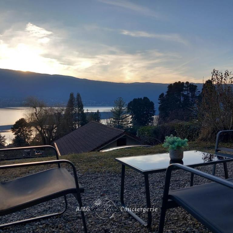 Splendide Vue sur le Lac ! 5mn des plages, parking privé - Appartement 2 Chambres - 21