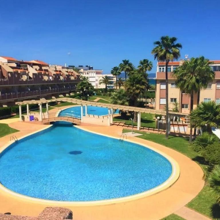 Planta baja con piscina a tres min de la playa - Apartamento de 1 dormitorio - 3