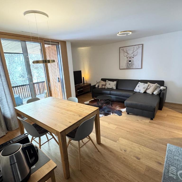 Beautiful Sunny New 1 Bed Apt (2.5Zim). Ski in/out - Apartment mit 1 Schlafzimmer - 1