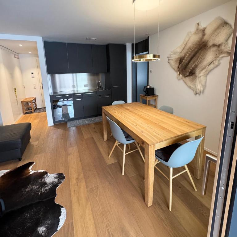 Beautiful Sunny New 1 Bed Apt (2.5Zim). Ski in/out - Apartment mit 1 Schlafzimmer - 3