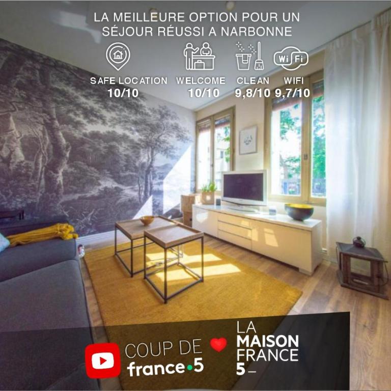 RétroMirabeau "Le Raspaïl" - 65m2 avec VUE - 2 CHAMBRES - 4 pers - COURS MIRABEAU HALLES GARE - EMPLACEMENT TOP - Chèques Vacances CONNECT - Apartamento de 2 dormitorios con vistas al jardín - 2