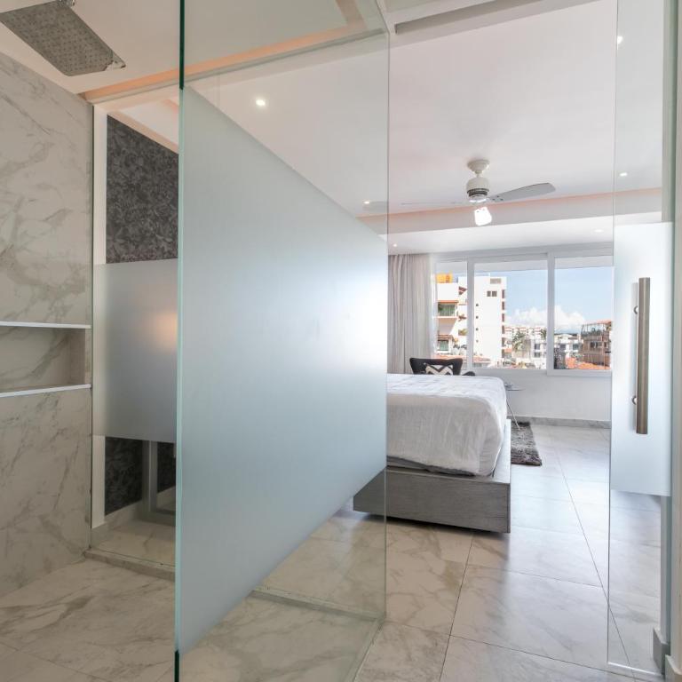 DTerrace Luxe 2bd 2ba Romantic Zone Los Muertos Beach and Pier - Apartamento de 2 dormitorios con balcón y vistas al mar - 58