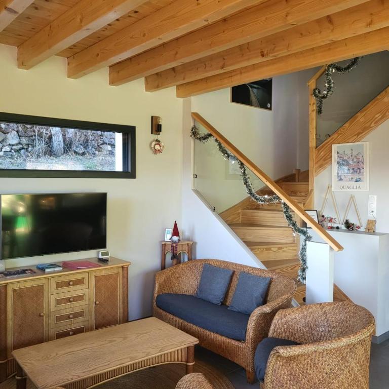 Chalet de montagne, Piscine avec vue et bain nordique - Chalet 1 Chambre - 19