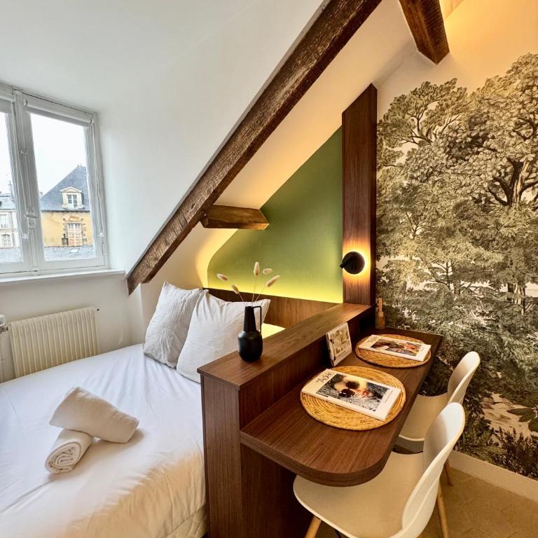 Le petit Nantais, centre de Rennes, avec vue sur la Cathédrale - Apartment with City View - 13