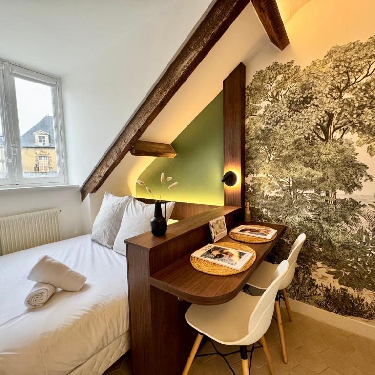 Le petit Nantais, centre de Rennes, avec vue sur la Cathédrale - Apartment with City View - 6