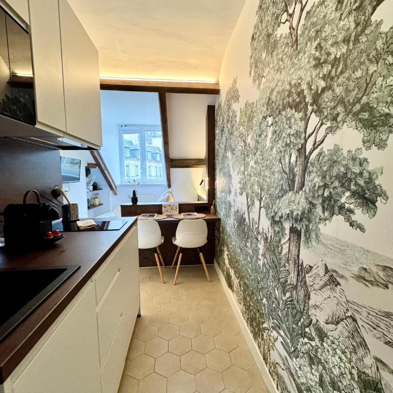 Le petit Nantais, centre de Rennes, avec vue sur la Cathédrale - Apartment with City View - 5