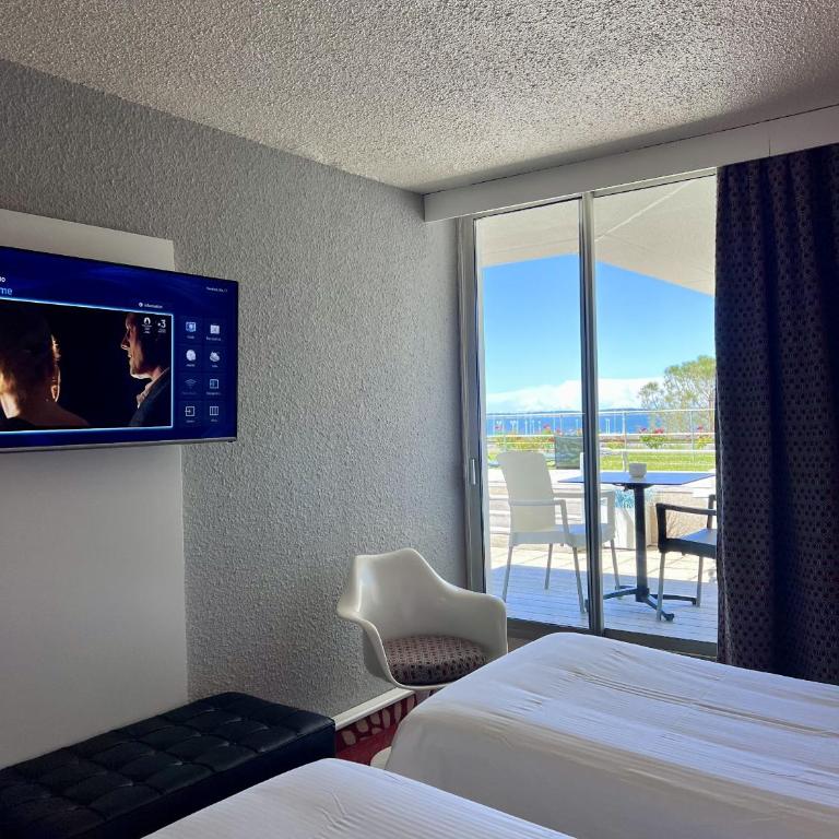 Hôtel Point France - Chambre Lits Jumeaux avec Terrasse - Vue sur Mer - 1